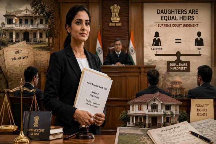 Hindu Succession Act: Supreme Court Says Daughters Have Equal Inheritance Rights as Class I Heirs