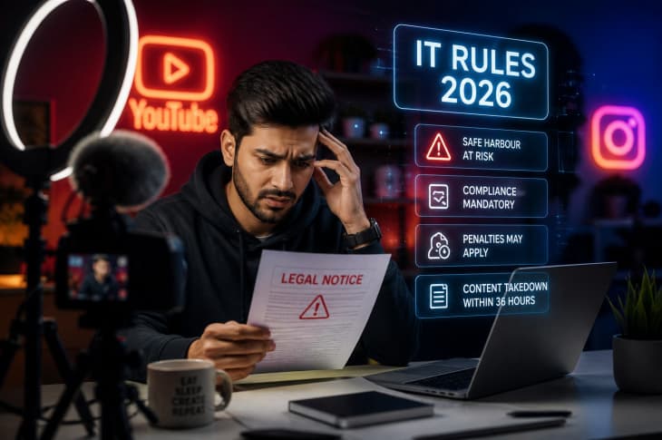 India’s New IT Rules 2026: Why YouTubers & Influencers Risk Losing Safe Harbour Protection