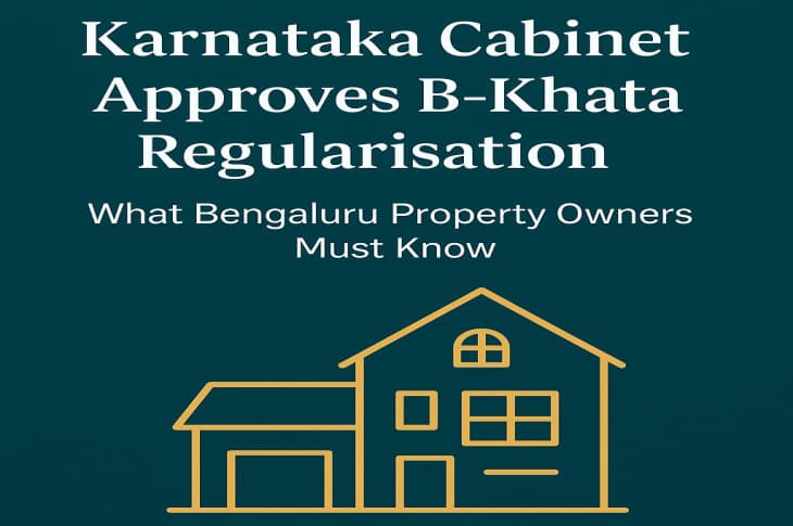 Karnataka Cabinet Approves B-Khata Regularisation: What Bengaluru Property Owners Must Know