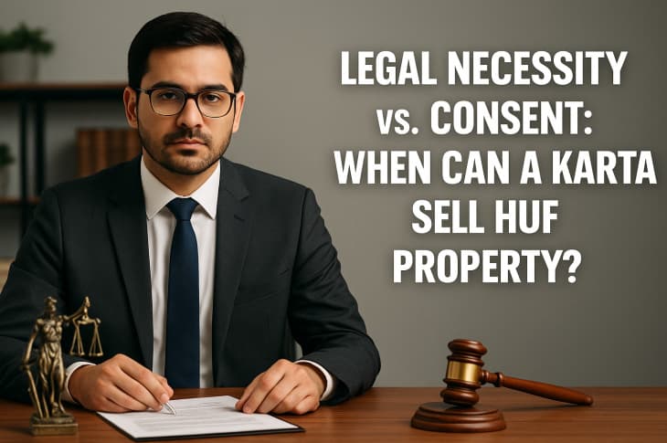 Legal Necessity vs. Consent: When Can a Karta Sell HUF Property?