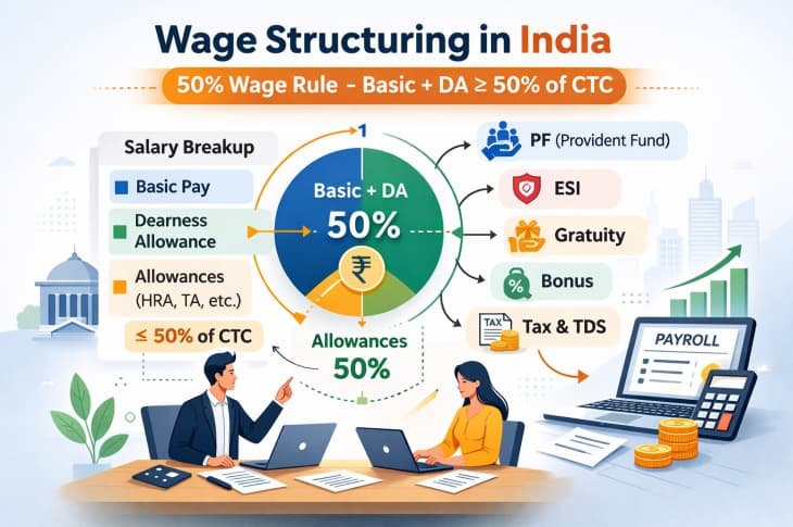 Wage Structuring in India: Navigating the New Labour Codes and Tax Rules