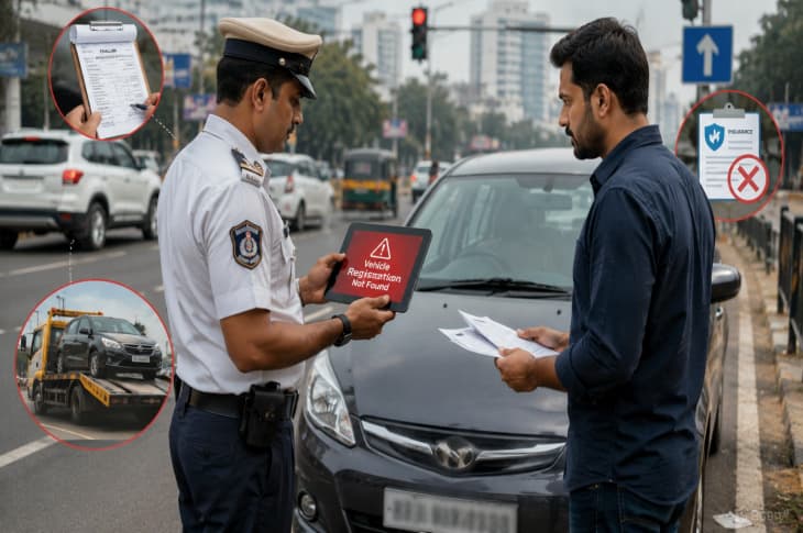 What Happens If You Drive a Vehicle Without Registration in India?