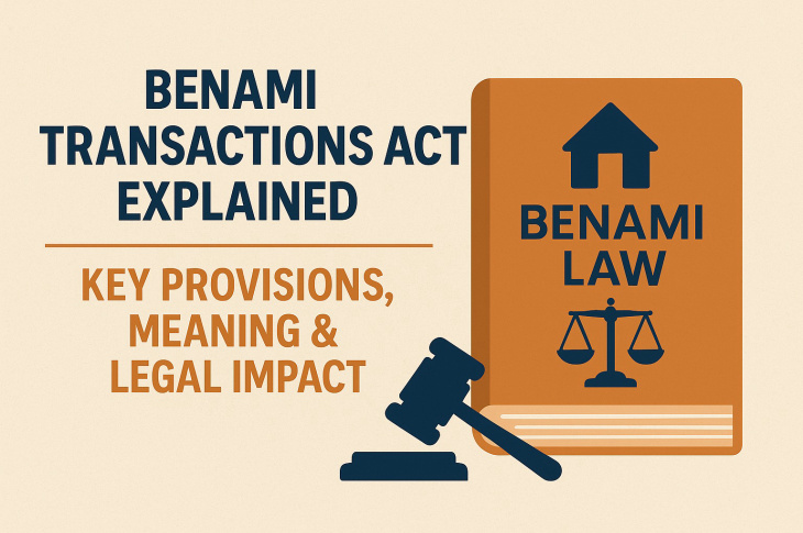 Benami Transactions Act Explained: Key Provisions, Meaning & Legal Impact