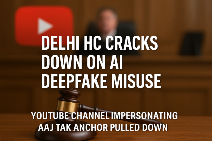 HC Takes Strong Action Against AI-Misuse: YouTube Deepfake of Aaj Tak Anchor Pulled Down