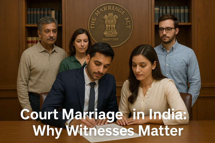 How Many Witnesses Are Required for Court Marriage in India?