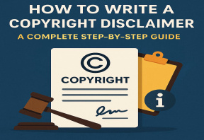 How to Write a Copyright Disclaimer: A Complete Step-by-Step Guide