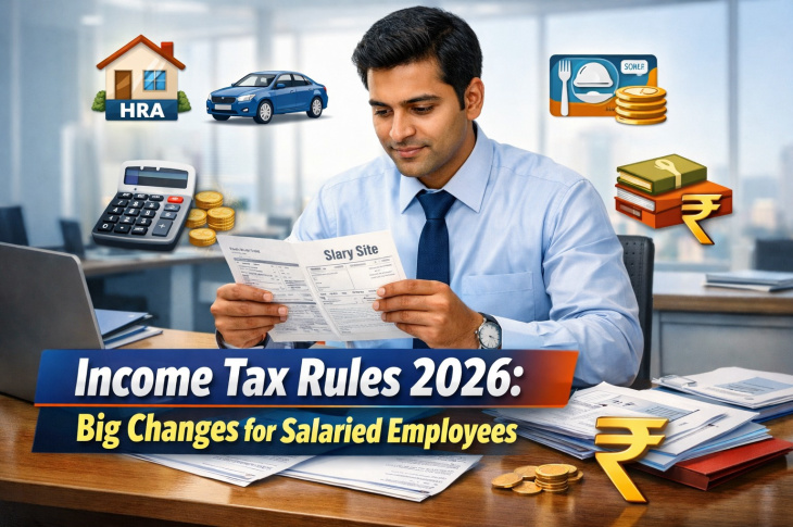 Income Tax Rules 2026 Notified: How HRA, Company Car, and Allowances Will Change for Salaried Taxpayers