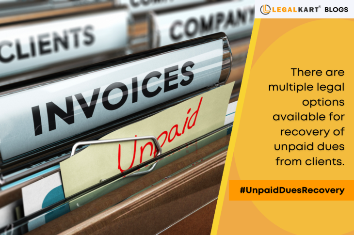 legal action for non payment of dues in india