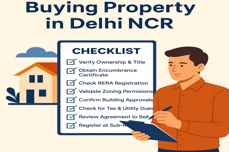 Legal Checklist for Buying Property in Delhi NCR in 2025 – Your Complete Guide