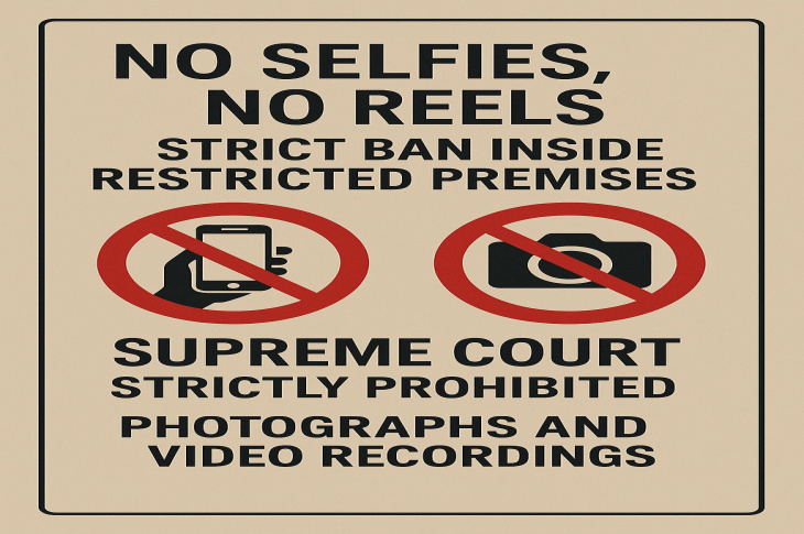 No Selfies, No Reels: Supreme Court’s Strict Ban Inside Restricted Premises Explained