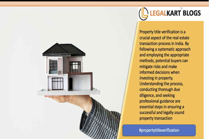 Property Title Verification In India: The Process, Methods and Other Aspects 