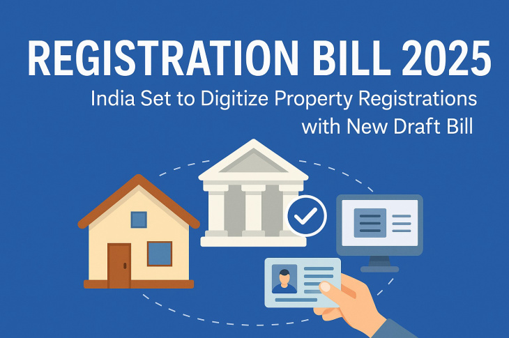 Registration Bill 2025: India Set to Digitize Property Registrations with New Draft Bill