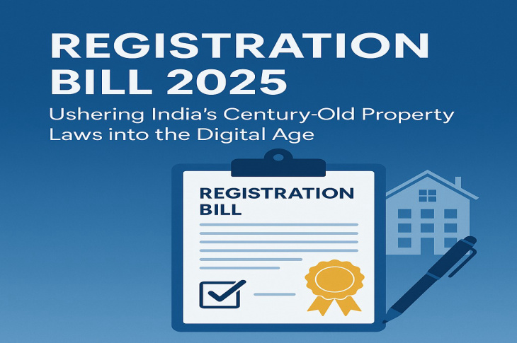 Registration Bill 2025: Ushering India’s Century‑Old Property Laws into the Digital Age