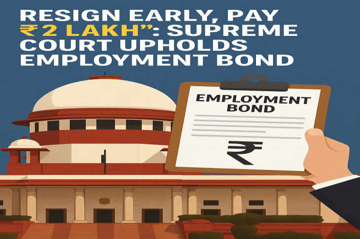 Resign Early, Pay ₹2 Lakh: Supreme Court Upholds Employment Bond Penalty