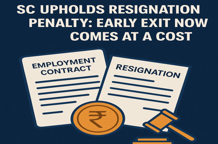 SC Upholds Resignation Penalty: Early Exit Now Comes at a Cost