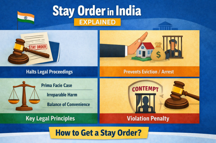 Stay Order Explained: Meaning, Legal Effect & How to Get One from Court in India
