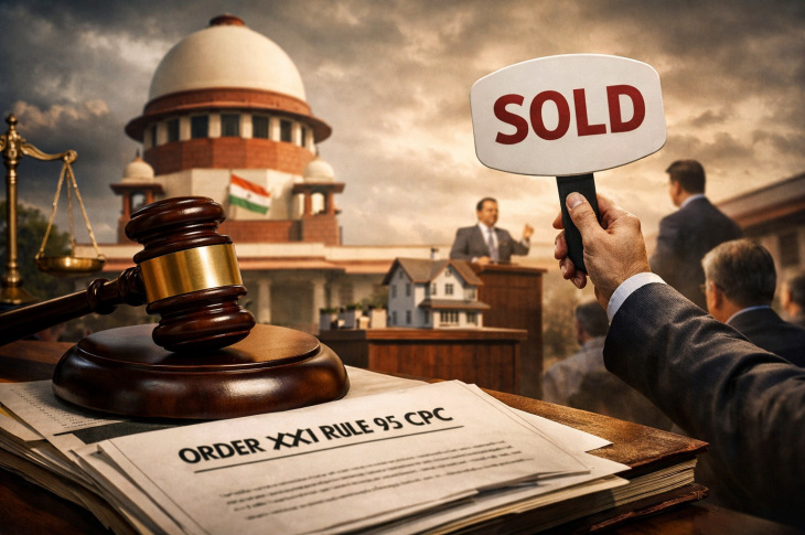 Supreme Court: Auction Purchaser in Possession Can Seek Injunction Without Formal Delivery Under Order XXI Rule 95 CPC